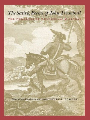 cover image of The Satiric Poems of John Trumbull